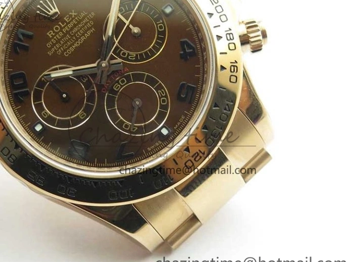 MiroTime 0421 Daytona 116508 RG Noob 1:1 Best Edition 904L SS Case and Bracelet RG Dial Numbers SA Comfortable 2704